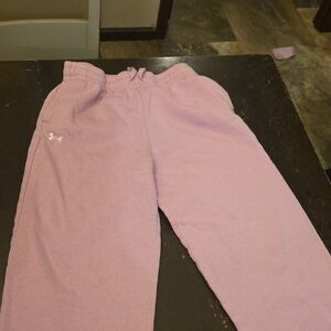 Under Armour Kids Pink Sweatpants